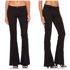 NWT Current/Elliott The Low Bell Jeans Black 26